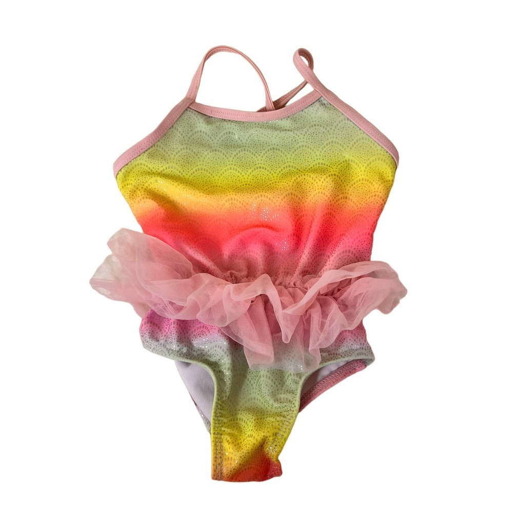 OP & Wonder Nation Girls 3T Baby girl Bundle One Piece bathing suits x2 0294 - Picture 7 of 7